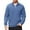 Blue #3, variant on Zimjoy Men's Quarter Zip Pullover Collared Long Sleeve 1/4 Zip Pullover Mens Casual Mens Shirts Lightweight Pocket Zip Up Hoodie Dress Clothes Men, Black S