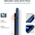 thumbnail image 4 of Liquid Silicone Case for iPhone 13 Pro, [Camera Protection] [Anti Fingerprint] [Wireless Charging] 4 Layer Phone Case Protective Cover, Built-in Microfiber Case Cover, 6.1", Blue, 4 of 15