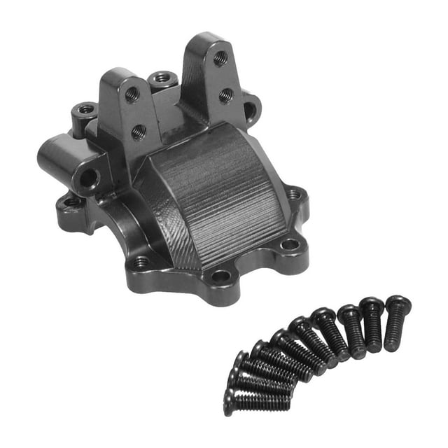 Yinanstore Couvercle de Boîte de Vitesses avant en Alliage d'Aluminium Boîtier de Boîte de Vitesses Télécommande Boîtier de Transmission pour Pièces de Réparation de Voiture RC DIY Titane