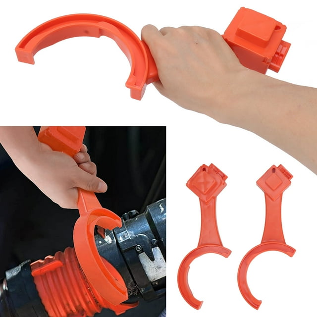 Lightweight Sewer Hose Spanner, Orange Impact Resistance RV Sewer Fitting Wrench For Female Sewer