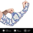 thumbnail image 3 of Lsque Cute White Rabbit Cooling Arm Sleeves for Men & Women -Compression Sleeves to Cover Arms for Working,Sun Sleeves for UV Protection,Breathable, Moisture-Wicking, 3 of 8