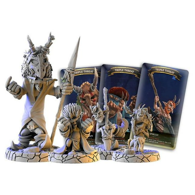 Ludus Magnus Studio LMSDNXP12TT Dungeonology The Expedition Triple Threat Expansion Board Game