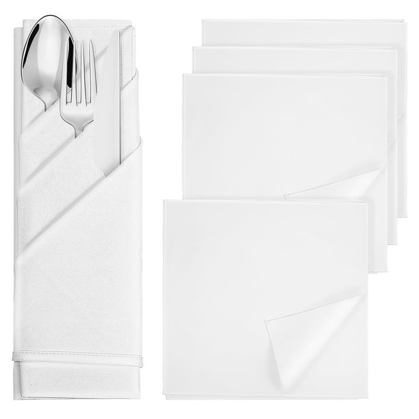 5 uds servilletas de cena servilletas de tela servilletas de tela blanca servilletas de algodón servilletas de mesa servilletas de almuerzo servilletas cuadradas para fiesta boda
