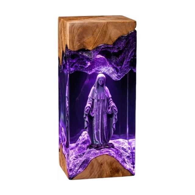 Ohmyroo Handcrafted Resin Spiritual LED Lamp