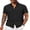 Black, variant on COOFANDY Men' Summer Beach Shirts, Short Sleeve Casual Button Down Shirts for Vacation Wedding,