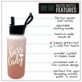 thumbnail image 3 of Boss Lady Rose Gold 32 oz Water Bottle, 3 of 5