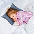thumbnail image 4 of Soft Silky Satin Pillowcases for Hair Skin 2PCS Pillow Case Travel, Slate Gray, 4 of 10