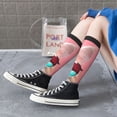 thumbnail image 5 of Naloa Cool Cat Pink Sunglasses Knee Socks, High Socks Long Stretchy Sock Women Knee High Stocking, Long Socks for Women, 5 of 6