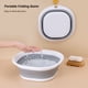 thumbnail image 4 of Lavabo multiusos plegable que ahorra espacio y es fácil de almacenar con orificios para colgar, 4 of 5