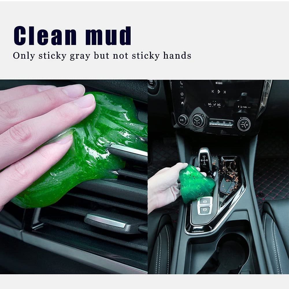 Sendida Car Cleaning Putty Detailing Glue - Auto Interior Magic Cleaner  Putty Slime Detailer Mud Dust Remover Gel for PC Tablet Laptop Keyboards  Car