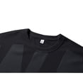 thumbnail image 6 of FRSASU Men's Short Sleeve T Shirts Shorts with Pockets Quick Dry Gym Athletic Clothes Workout Running 2 Piece Sets Summer Casual Black, 6 of 9