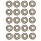 thumbnail image 2 of 20pcs Skateboard Bearings Cojinete De Ruedas En Línea Cojinete de material acero Al Carbono, 2 of 9