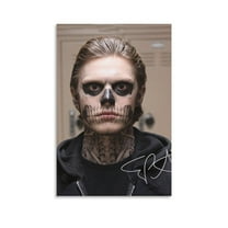 Evan Peters Poster Wallpaper Artworks Canvas Print Picture Print Wall Art Poster Painting Canvas Posters Artworks Gift Room Aesthetic 08x12inch(20x30cm)