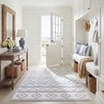 thumbnail image 2 of Safavieh Courtyard Kaelea Geometric Indoor/Outdoor Area Rug, Ivory/Navy Yellow, 5'3" x 7'7", 2 of 10