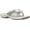 Silver Synthetic, variant on Clarks BREEZE SEA Womens Flip-Flops