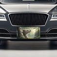 thumbnail image 3 of Peeking Bear in the Forest Metal Novelty License Plate, 3 of 7