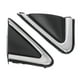 thumbnail image 1 of par de molduras triangulares para espejo retrovisor 96319 3RA0A de repuesto para Sentra 2013-2016, 1 of 15