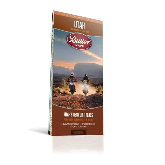 Best Dirt Roads in Utah - Utah Adventure Series Map