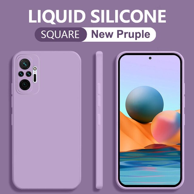 Funda de silicona líquida para teléfono Xiaomi Redmi Note 11 10 9 8 Pro Max 11S 10S 9S 9T 9A Mi 12 11 10T 11T Pro Poco X3 F3 M4 Pro Fivean unisex