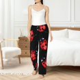 thumbnail image 6 of Lsque Beautiful Red Ladybug Print Women's Pajama Pants, Lounge Pant - Comfortable Home Wear,Elastic Waistband, Stylish Design-Small, 6 of 9
