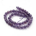 thumbnail image 3 of 1Strand Natural Amethyst Beads Strands Round 4mm Hole: 0.8mm 46pcs/strand 7.6 inch DIY, 3 of 3