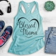 thumbnail image 2 of Blessed Mama Tank Top, Ladies Racerback Tank Top, Mom Tank, Religious Mom Tank, Cancun, XX-Large, 2 of 3