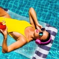 thumbnail image 5 of Pool Floats Adult Heavy Duty Inflatable Floating Pool Toys 51.2 x 27.6 in 2 Count, 5 of 6