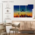 thumbnail image 5 of Elephant Stock Plane To New York Wall Art - Horizontal Multi Panel Canvas - Living Room Wall Decor - Transportation Multi Panel - Brown And Blue Decor - 45" x 28", 5 of 8