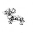 thumbnail image 1 of Sterling Silver 16" .8mm Box Chain 3D Small Corgi Dog Open Mouth Breed Pendant Necklace, 1 of 2