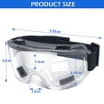 thumbnail image 2 of Gafas de seguridad OXG ANSI Z87.1, antivaho, para laboratorio, paquete de 6, 2 of 7
