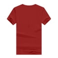 thumbnail image 3 of Camisas de Navidad Para Mujer, Manga Corta, Casual, Copo de Nieve de Papá Noel, Divertidas Camisetas Con Estampado Odeerbi ODB205453, 3 of 8