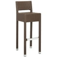 thumbnail image 3 of Safavieh Landry 38 in. High Indoor/Outdoor Rattan Bar Stool, 3 of 7