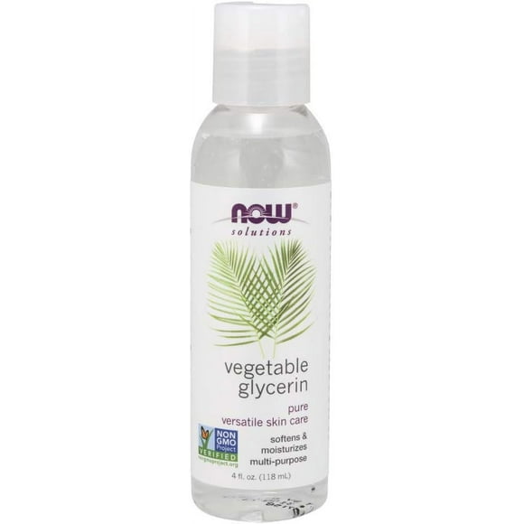 Aceite para el cuidado de la piel NOW Glicerina Vegetal 118 ml