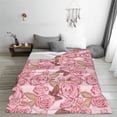 thumbnail image 5 of Vsdgher Rose Flowers Ultra-Soft Micro flannel Blanket Throw Blankets for Couch Sofa, Bed (4 sizes)-60"x50", 5 of 7