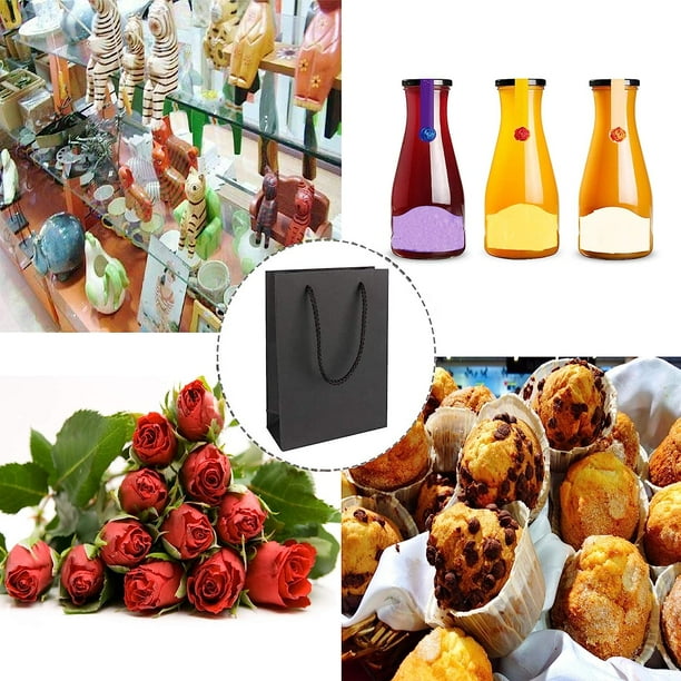 Medium black sale gift bags