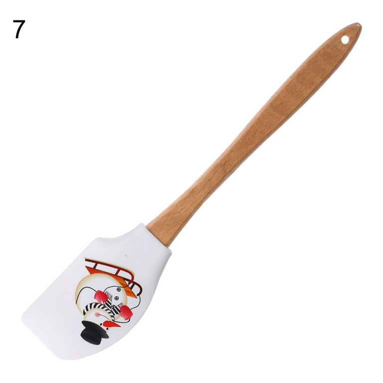 Butter Spatula High Temperature Resistance Christmas Themed Silicone Bread  Bakery Butter Scraper Kitchen Tool