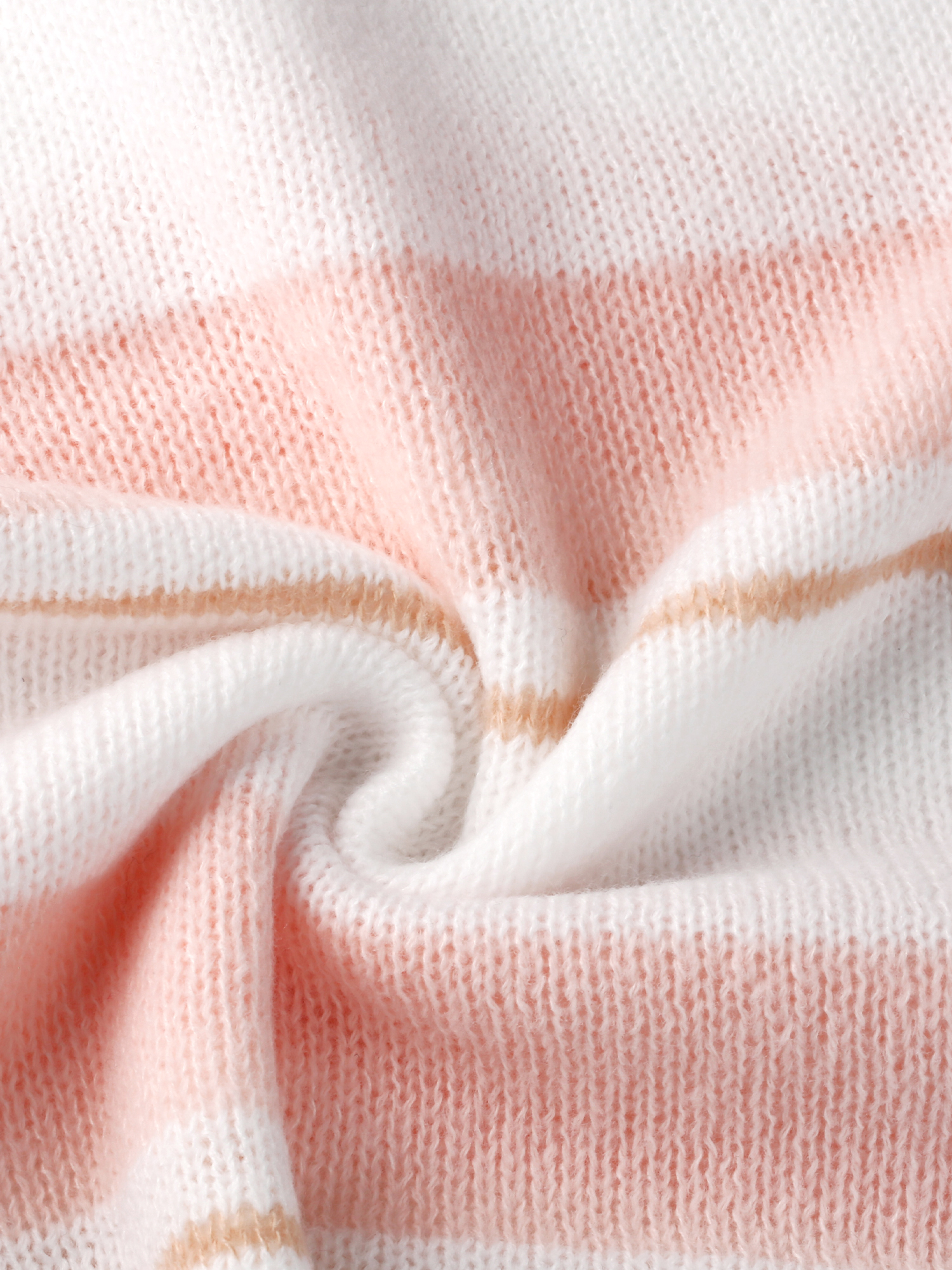 DARING DIVA Loungewear Knit Tank V Neck Contrast Stripe Pajama Set M Pink