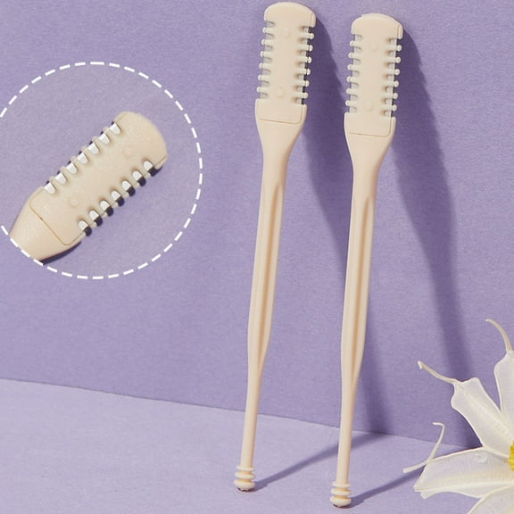 2-in-1 Manual Nose Hair Trimmer with Ear Picker Double-Sided 360° Rotating Nasal Hair Cutter, Portable Nostril Hair Removal Tool for Men & Women