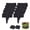 Black, variant on Faux Imitation Stone Garden Edging Border, No Dig Landscape Edging for Lawn, Flower Bed, Yard Landscaping, DIY Decorative Stone Garden Fence for Outdoor Pathway Patio(Black)