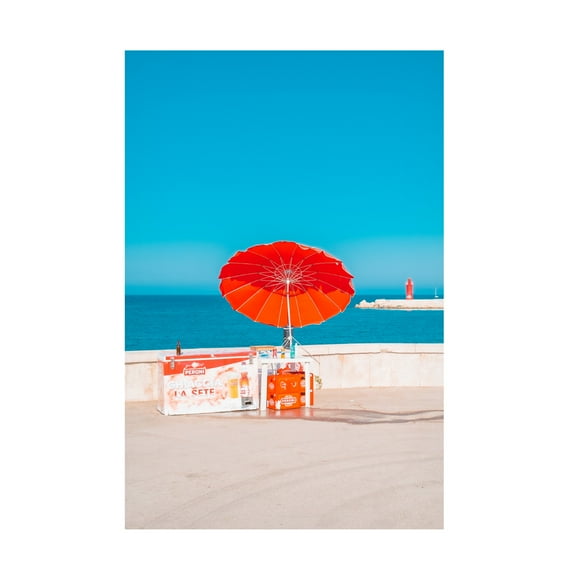 Trademark Fine Art Roberto Ruoli Red Summer Canvas Wall Art