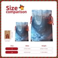 thumbnail image 3 of Naloa Red And Blue Fire Mountains Drawstring Christmas Bags, 3D Xmas Gift Bags, Christmas Wrapping Bags, Xmas Goodie Bags, Treat Pouch Bags, Party Favor Bags-Medium, 3 of 9