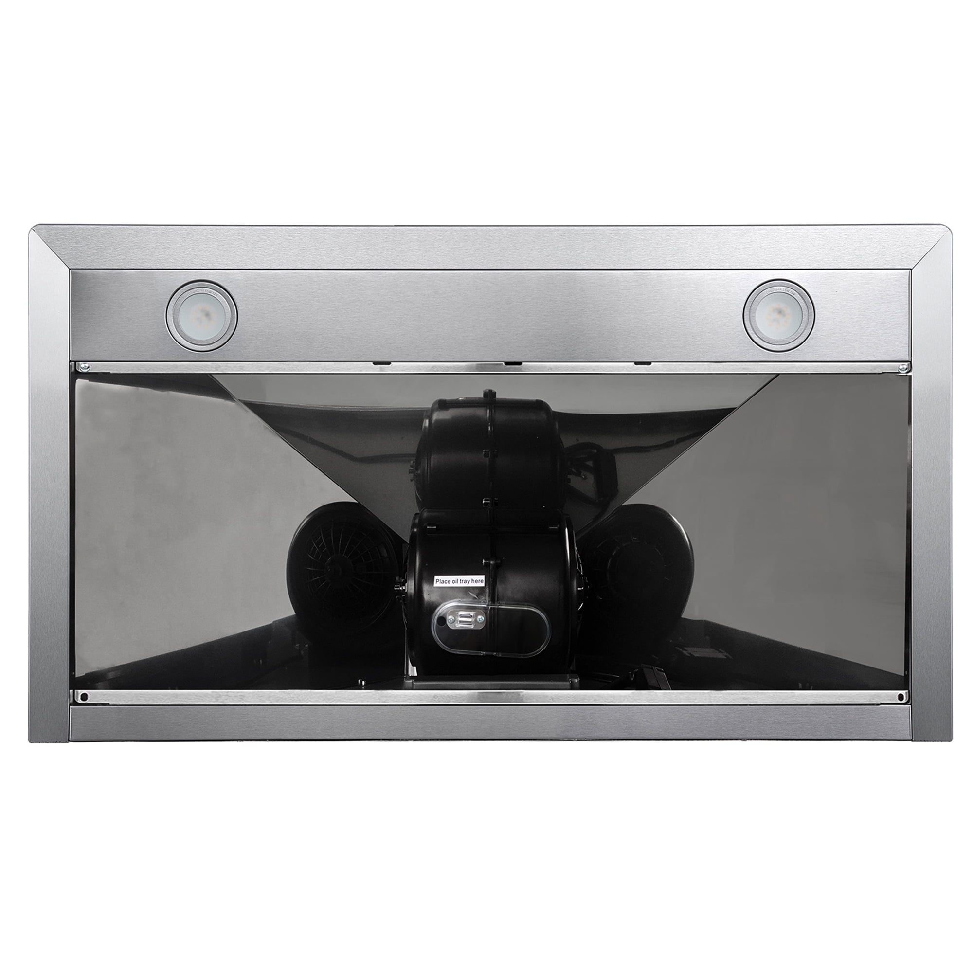 Cosmo 36 in. Ductless Wall Mount Range Hood in Stainless Steel with LED Lighting, Permanent Filters and Carbon Filter Kit