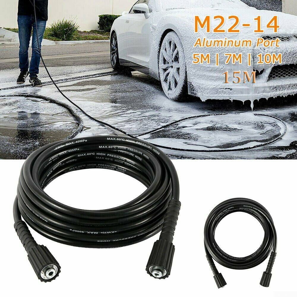 5800Psi Washer Replacement M22 Connector 14MM High Pressure Hose 5M 7M 10M 15M 5800Psi Washer Replacement M22 Connector 14MM High Pressure Hose 5M 7M 10M 15M