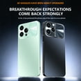 thumbnail image 4 of Allytechgroup for Apple iPhone Air Protective Case Cover, Lightweight Shock-Absorbent PC+TPU Back Cover, Glossy Non-Slip Magnetic Case Support Wireless Charging for iPhone Air, Titaniumgray, 4 of 7
