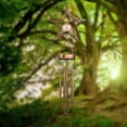 thumbnail image 2 of GLUAAE Outdoor Star Decor with Warm Light, Star Glass Ball Wind Chimes with Metal Tubes & Crackle Glass, Solar Wind Chimes Sympathy Wind Chimes, Outdoor Garden, Patio, Yard, Home Decor, 2 of 8