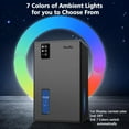 thumbnail image 3 of Dehumidifiers for Home, 95 OZ Water Tank, (1000 sq.ft) Dehumidifiers for Bathroom Bedroom Basement with Auto Shut Off,7 Colors LED Light(Gray), 3 of 7