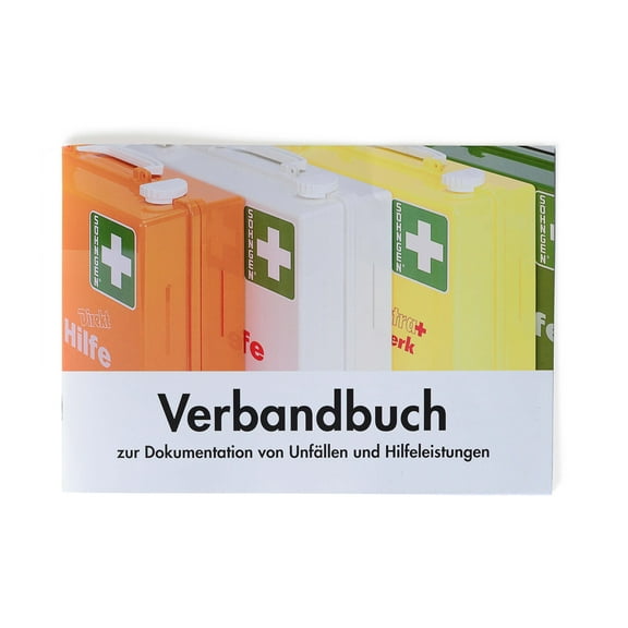 Söhngen 8001008 First Aid Book DIN A5, Green