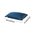 thumbnail image 5 of Byujiro 1PC Solid Color Low Profile Pillow 26x16 Inches Soft Support Breathable Bed Pillow for Back and Stomach Sleepers, 5 of 6