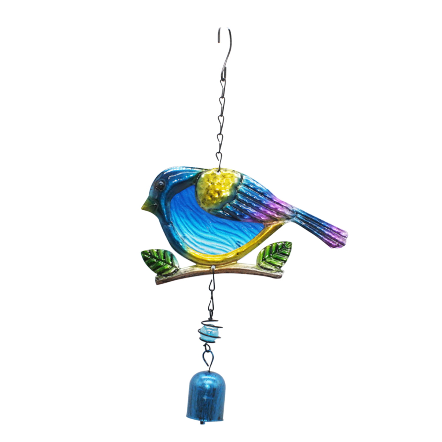 Glass Wind Chime Bird Shaped Multi-tube Relaxing Music Wind Chimes Home ...