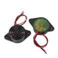 thumbnail image 2 of Unique Bargains 2 Pcs DC 3-24V 12V 2 Fils Continu Actif Électronique Avertisseur Sonore Noir, 2 of 2